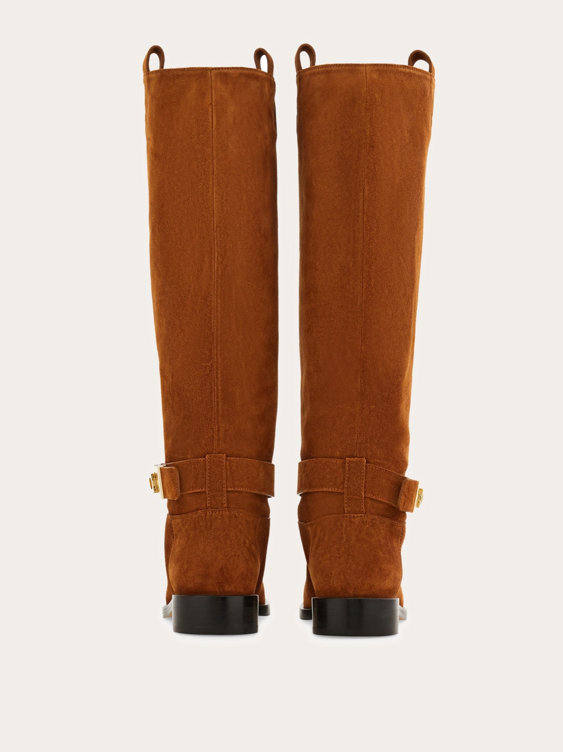 Ferragamo Knee high boot with Hug buckle detail - Image 6